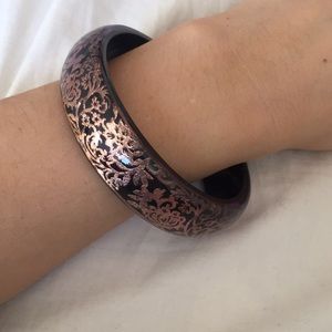Floral Acrylic Bangle
